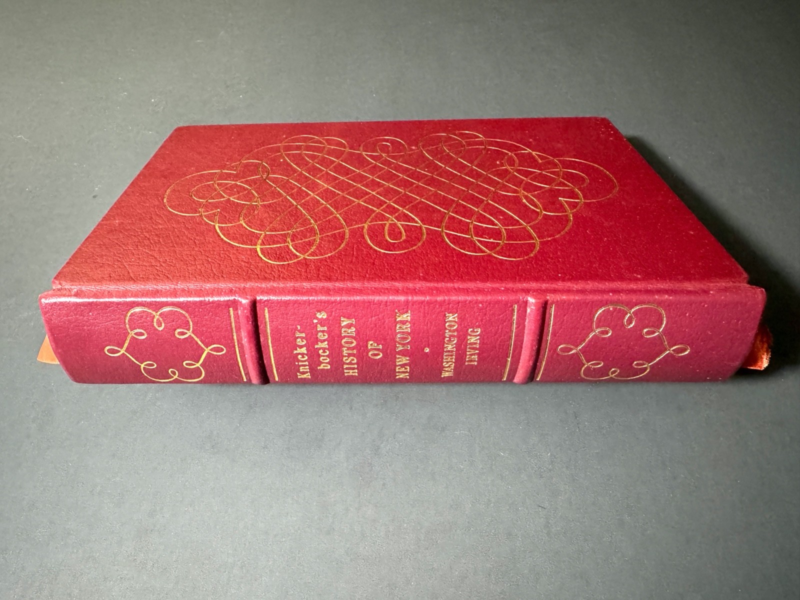KICKERBOCKER’S HISTORY OF NEW YORK Washington Irving Easton Press Leatherbound