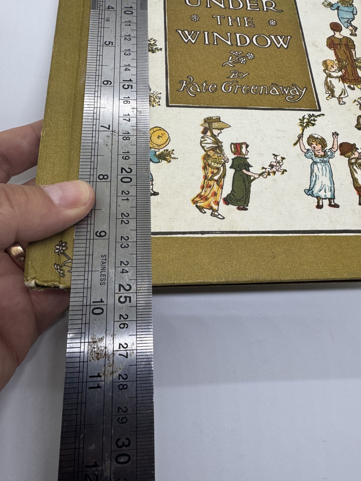 Under the Window Kate Greenaway Vintage Childrens Book Frederick Warne c1920