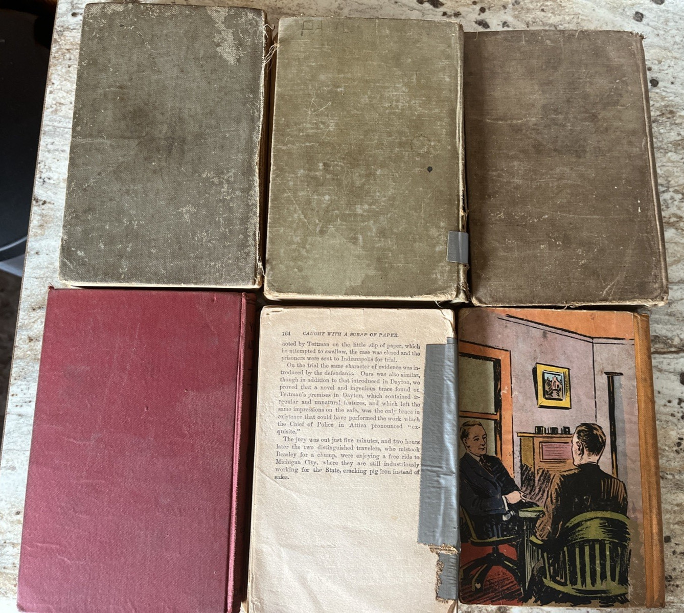 Horatio Alger Jr – 6 vintage hardcover. Books; From early 1900’s