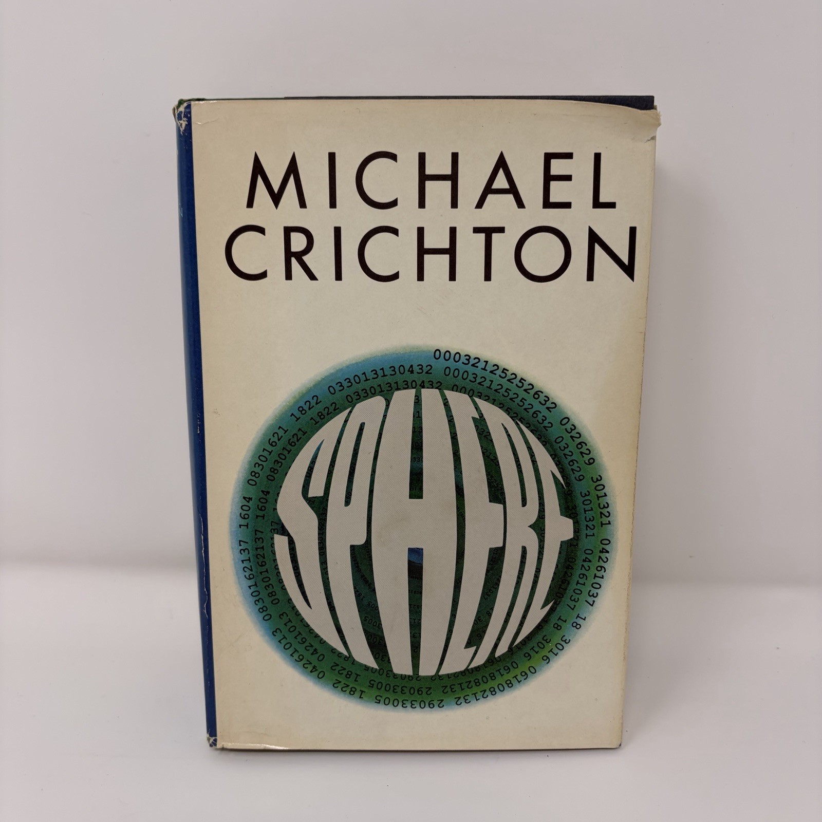 Sphere by Michael Crichton, 1987, HC/DJ, Book Club Edition