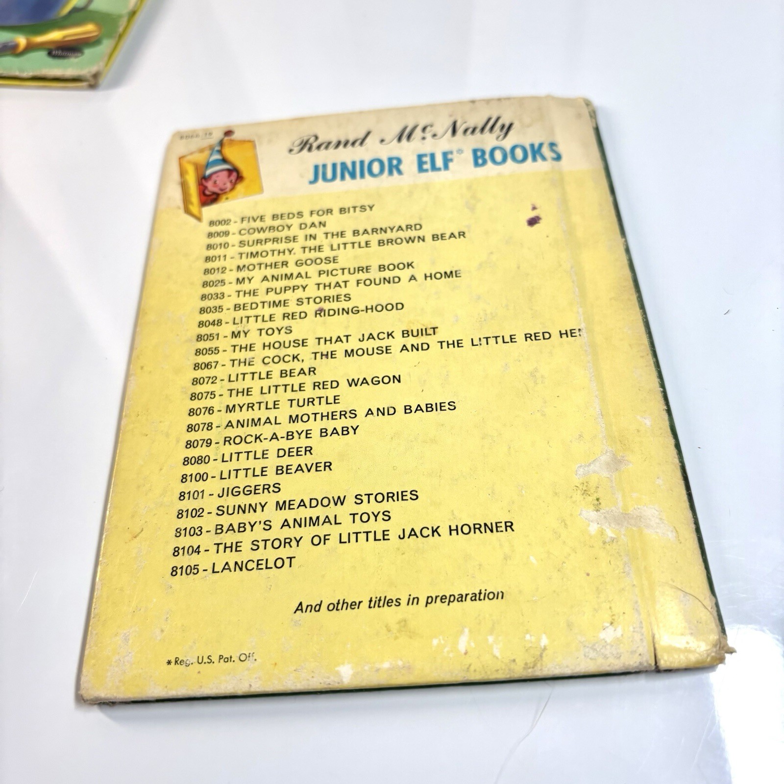 THE BREMEN TOWN MUSICIANS Book 1960 Rand McNally Jr Elf Illustrated
