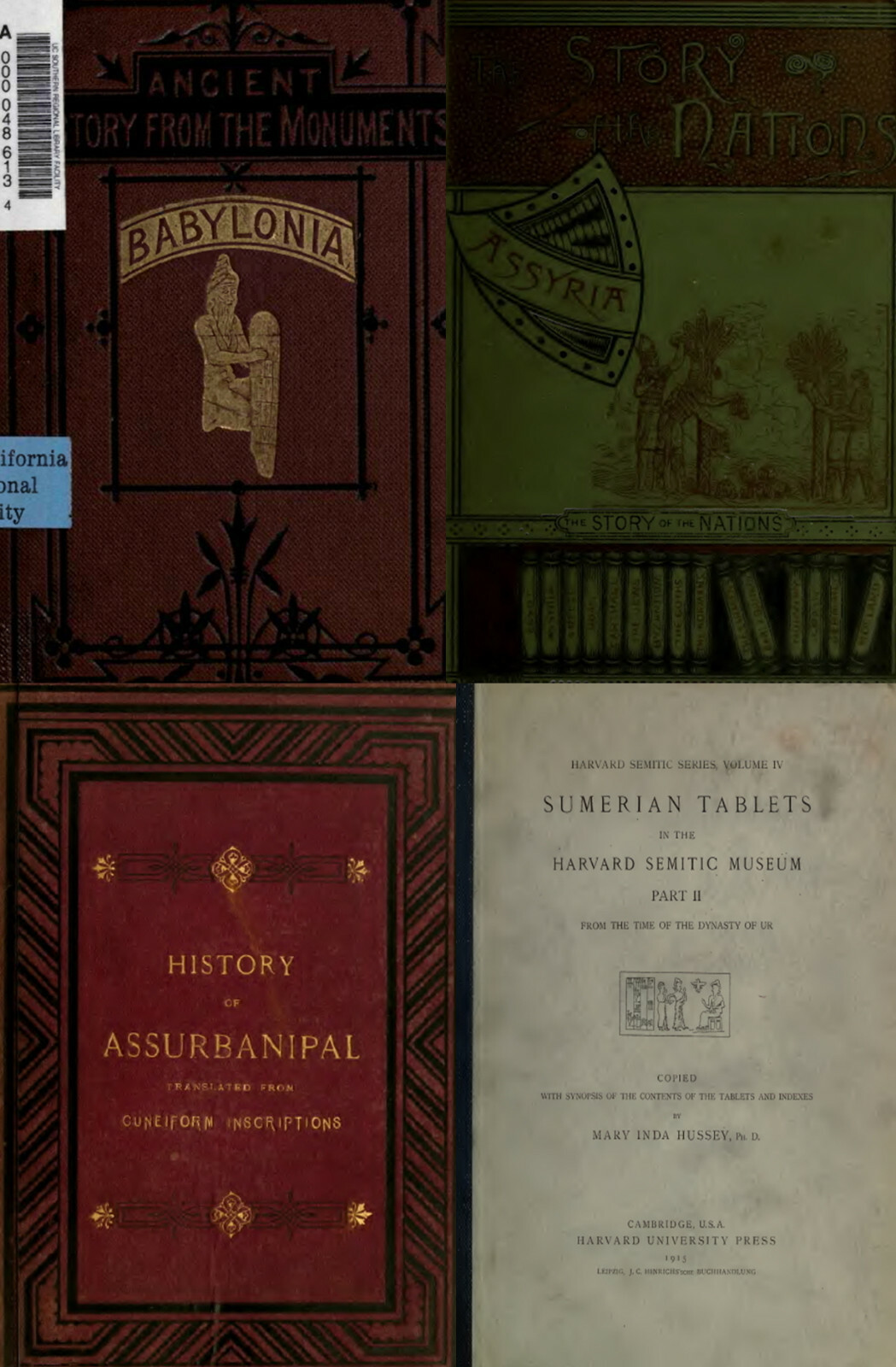 204 Books Ancient Mesopotamia Sumerians Chaldea Babylonia Assyria – Vol.2 on DVD
