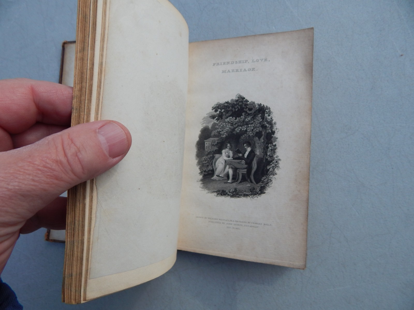 1822 FULL LEATHER “A FATHER’S LEGACY TO HIS DAUGHTERS” BY DR. JOHN GREGORY