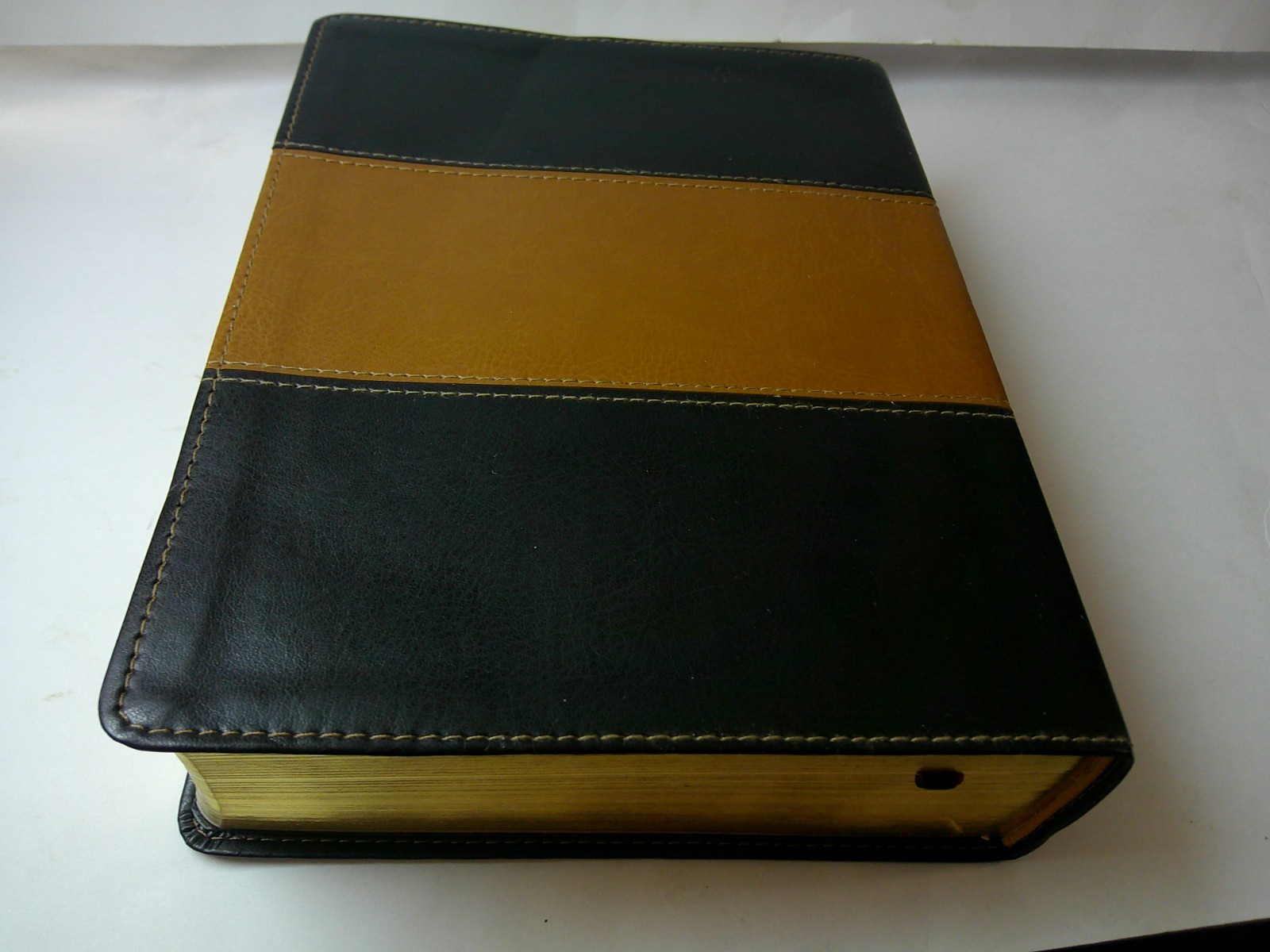 BEAUTIFUL KJV STUDY BIBLE BONDED LEATHER 2012 TWO TONE HOLMAN NICE