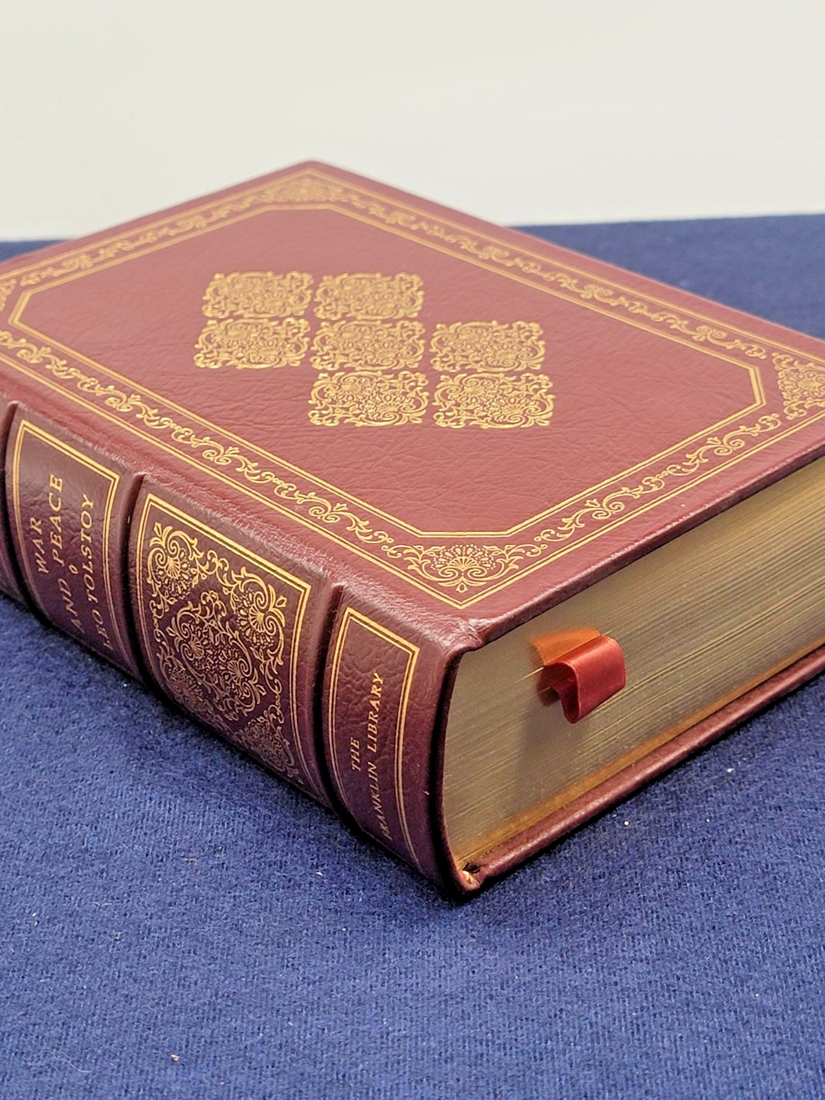 Leo Tolstoy / War and Peace Limited Edition Franklin Library 1981 Leather