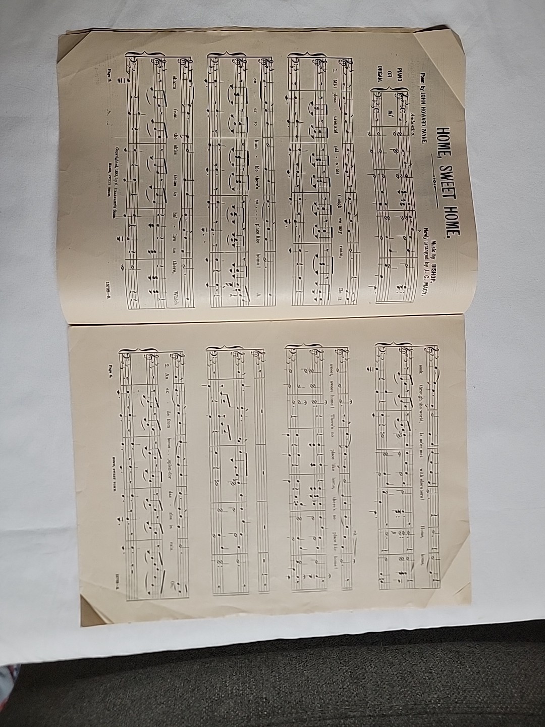Rare July 1888 Utica N.Y. Antique “Wait’s The Monthly Review” Music Book