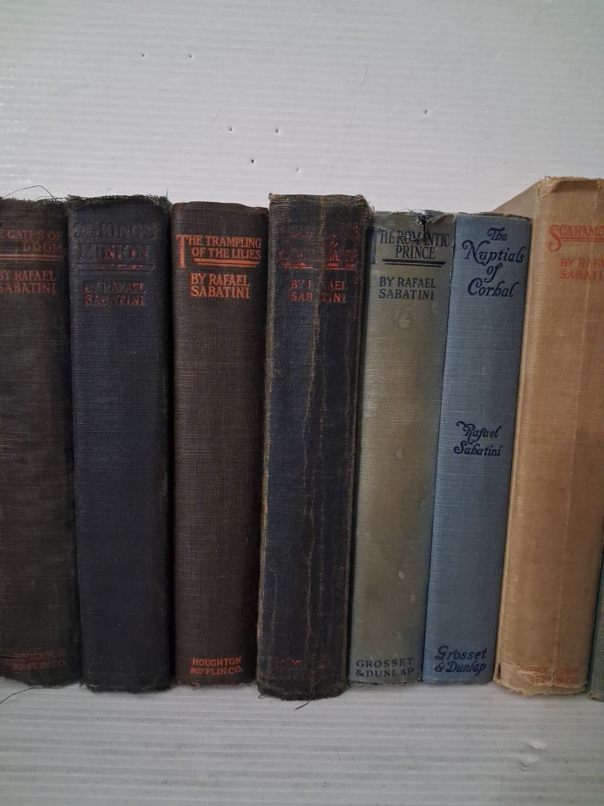 Rafael Sabatini 17 Book Lot Hounds of God Scaramouche HC 1923-36