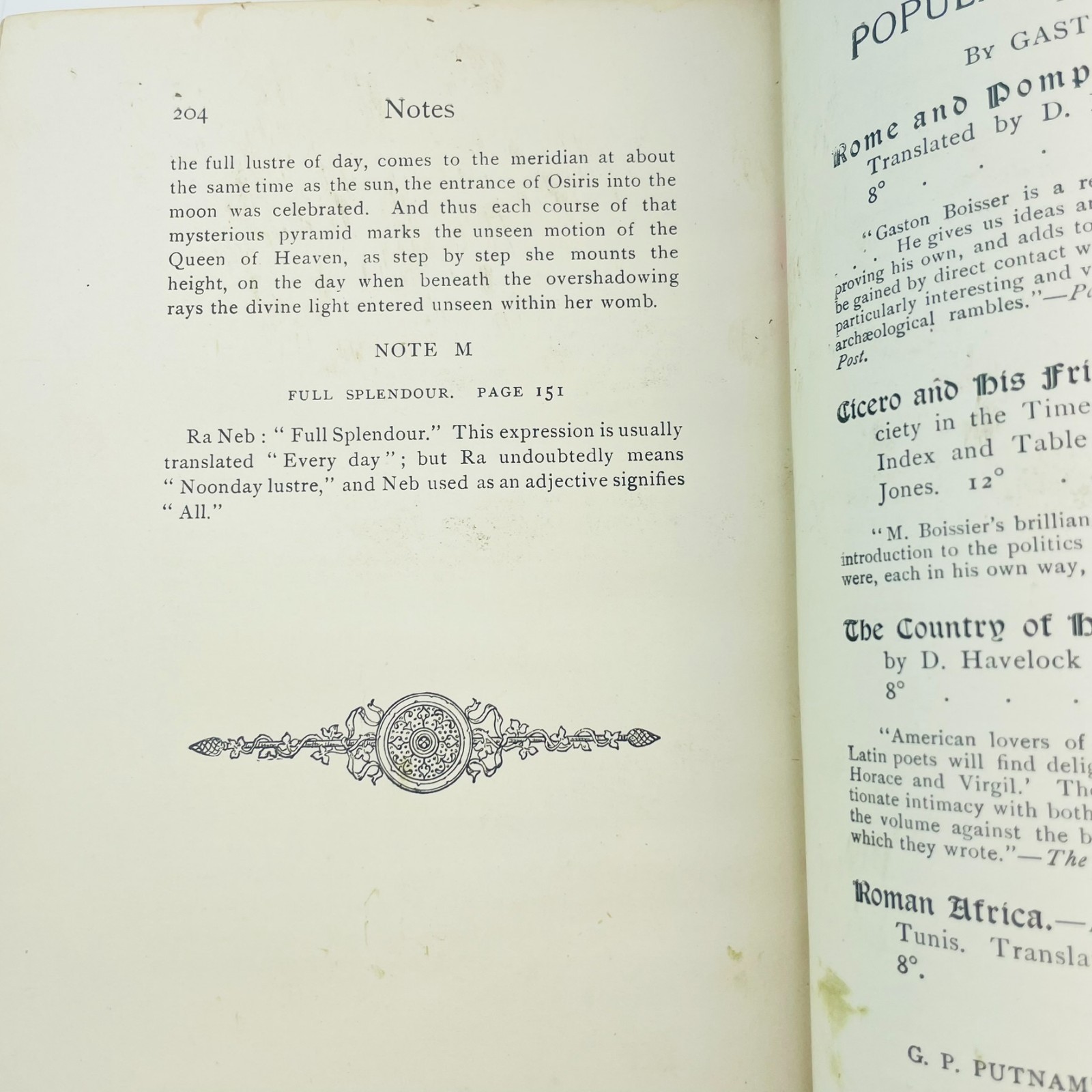 The Book of the Master W Marsham Adams 1898 1st Ed Egyptian Occult