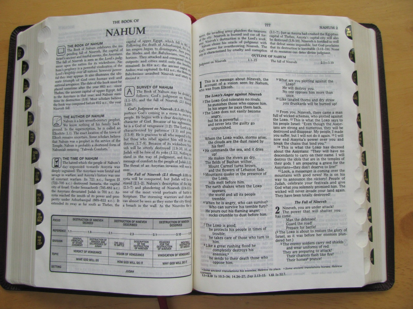 The New Catholic Study Bible St Jerome Ed Burgundy Bonded Leather Thumb Tab 1985