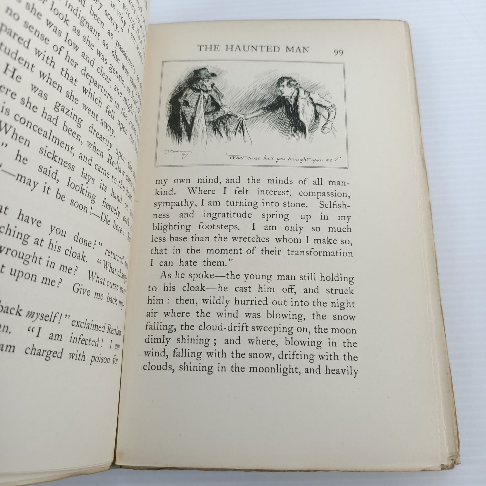 J M Dent The Haunted Man Charles Dickens 1907 Illustrated C E Brock HC Book