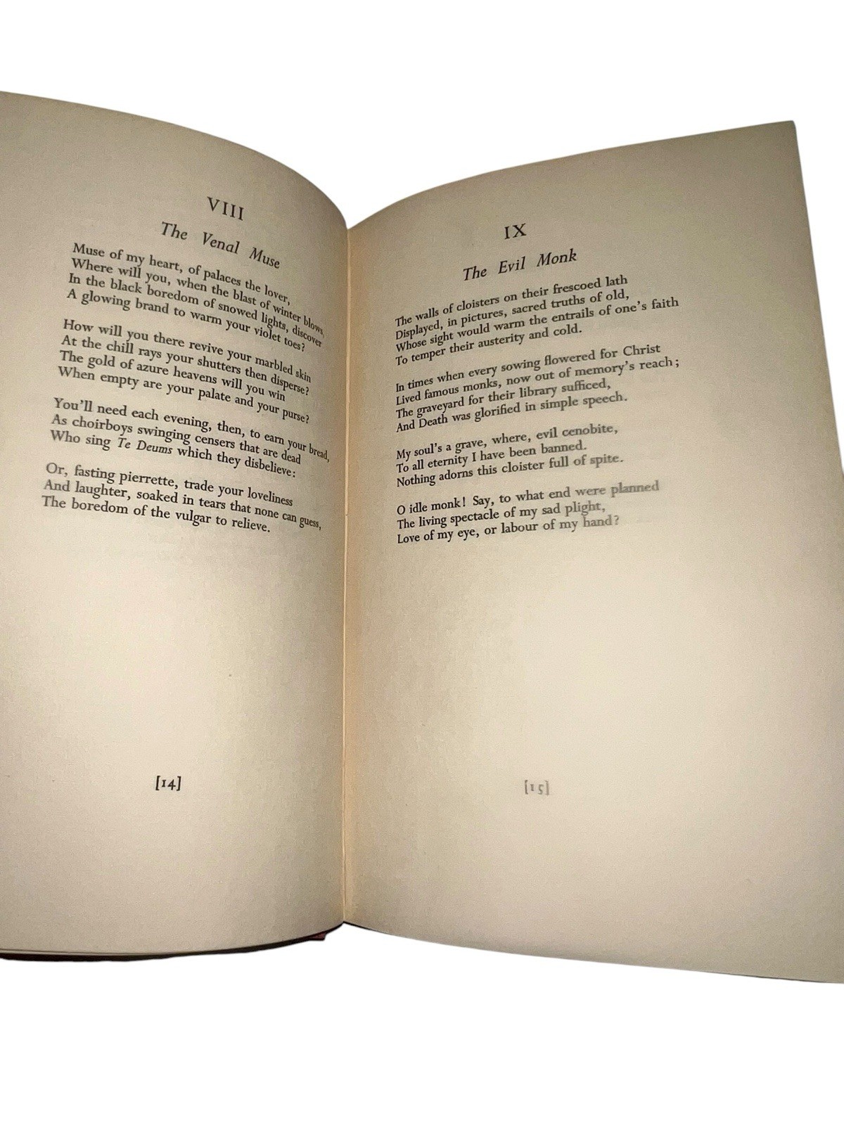 FLOWERS OF EVIL Baudelaire Les Fleurs du Mal 1st Ed Eng Trans Roy Campbell 1953