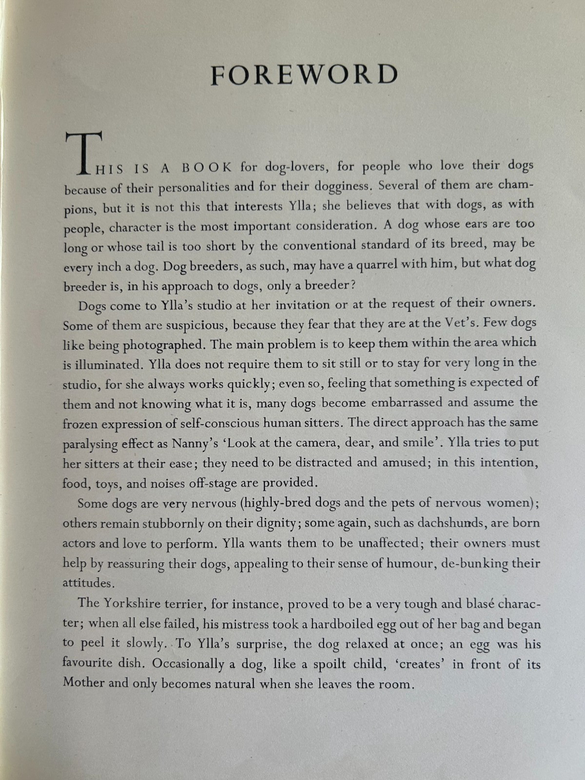 DOGS by Ylla THE 1930’S CREATIVE AGE PRESS