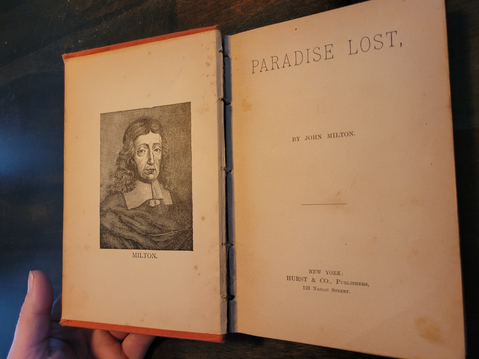 Paradise Lost Arlington Edition 1880s John Milton Hurst Hardcover