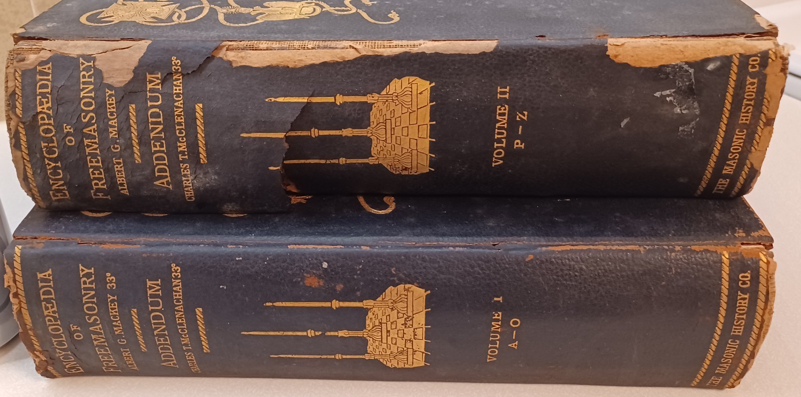 Complete Illustrated 2 Volume 1910 Encyclopedia of FREEMASONRY, Albert G Mackey