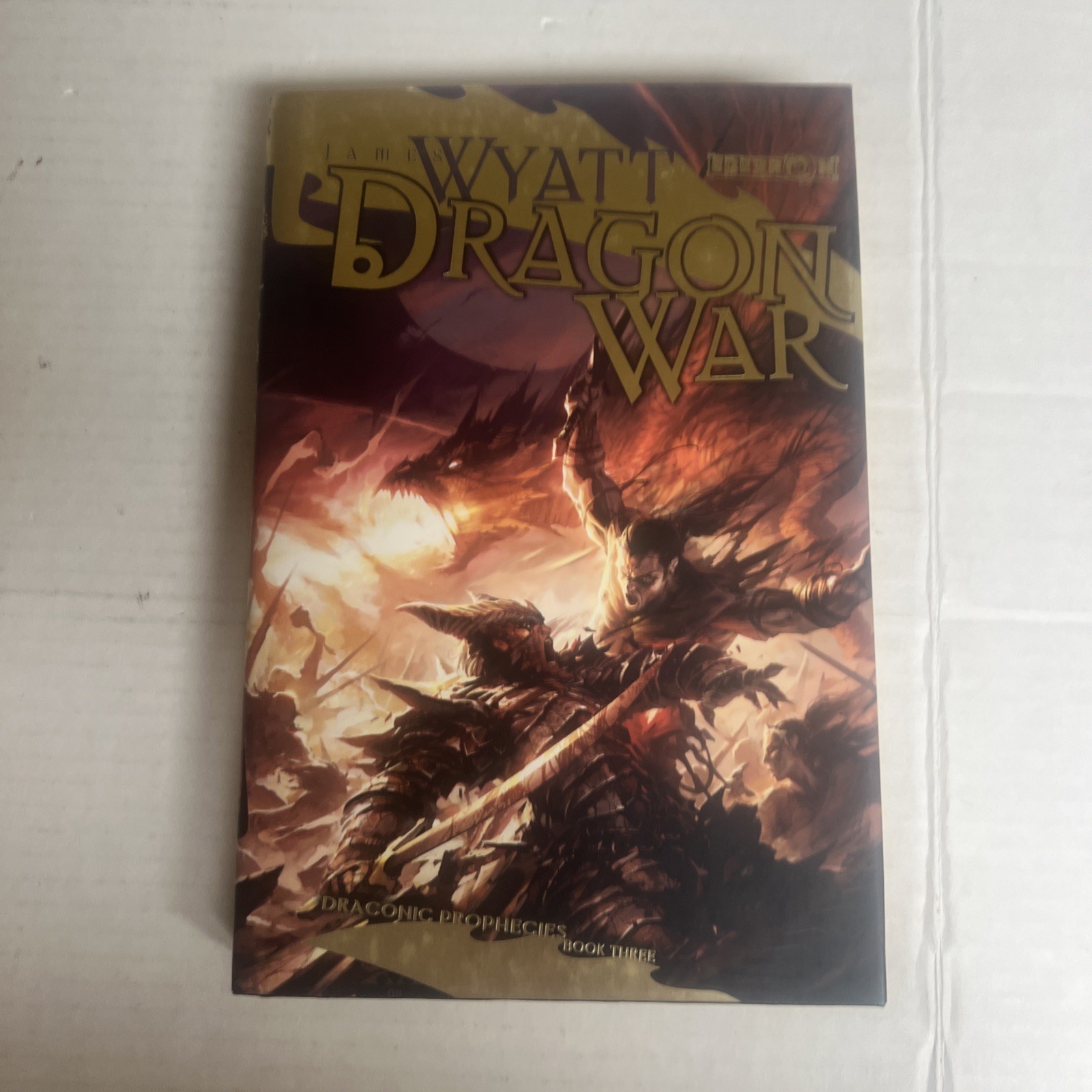 James Wyatt – Draconic Prophecies – 3 Vol Set – Dragon War – Storm – Force – 1st
