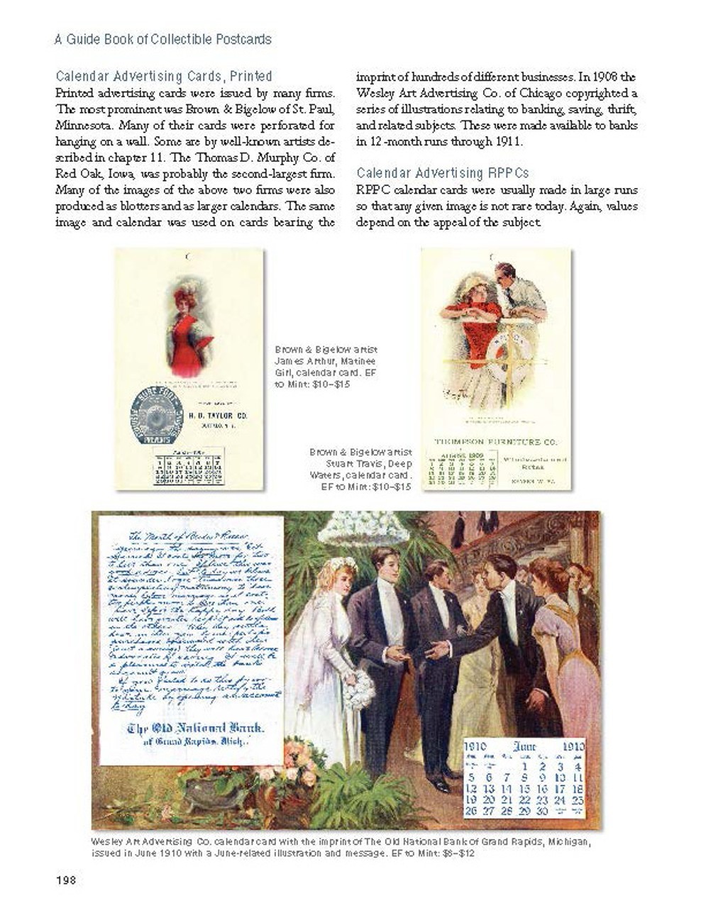 Guide Book of Collectible Postcards Collector Christams Gift Color Catalog 2020