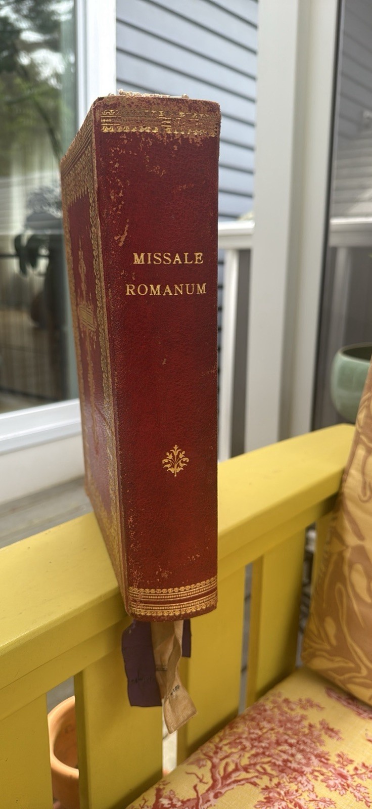 1923 MISSALE ROMANUM ANTIQUE MASSIVE FINE LEATHER BINDING GERMANY