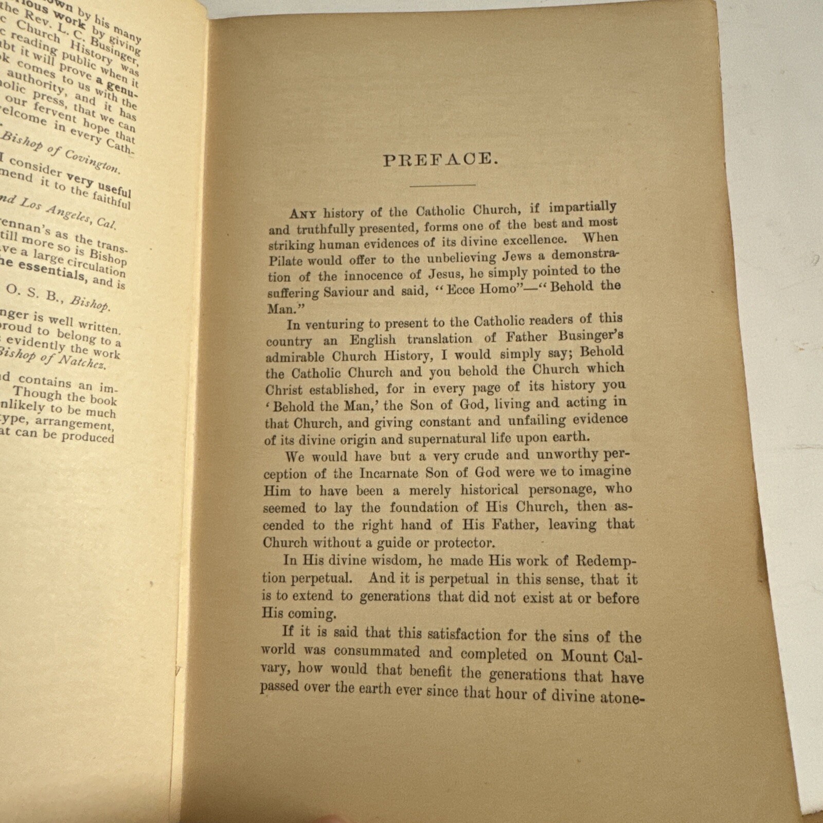 1881 Christ in His Church – A History of the Catholic Church – Benziger Bros.