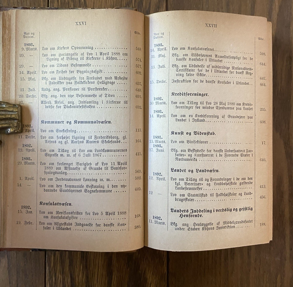 Danish Law Books Samling af Love og Anordninger 1834-1848, 1891-1893 Antique