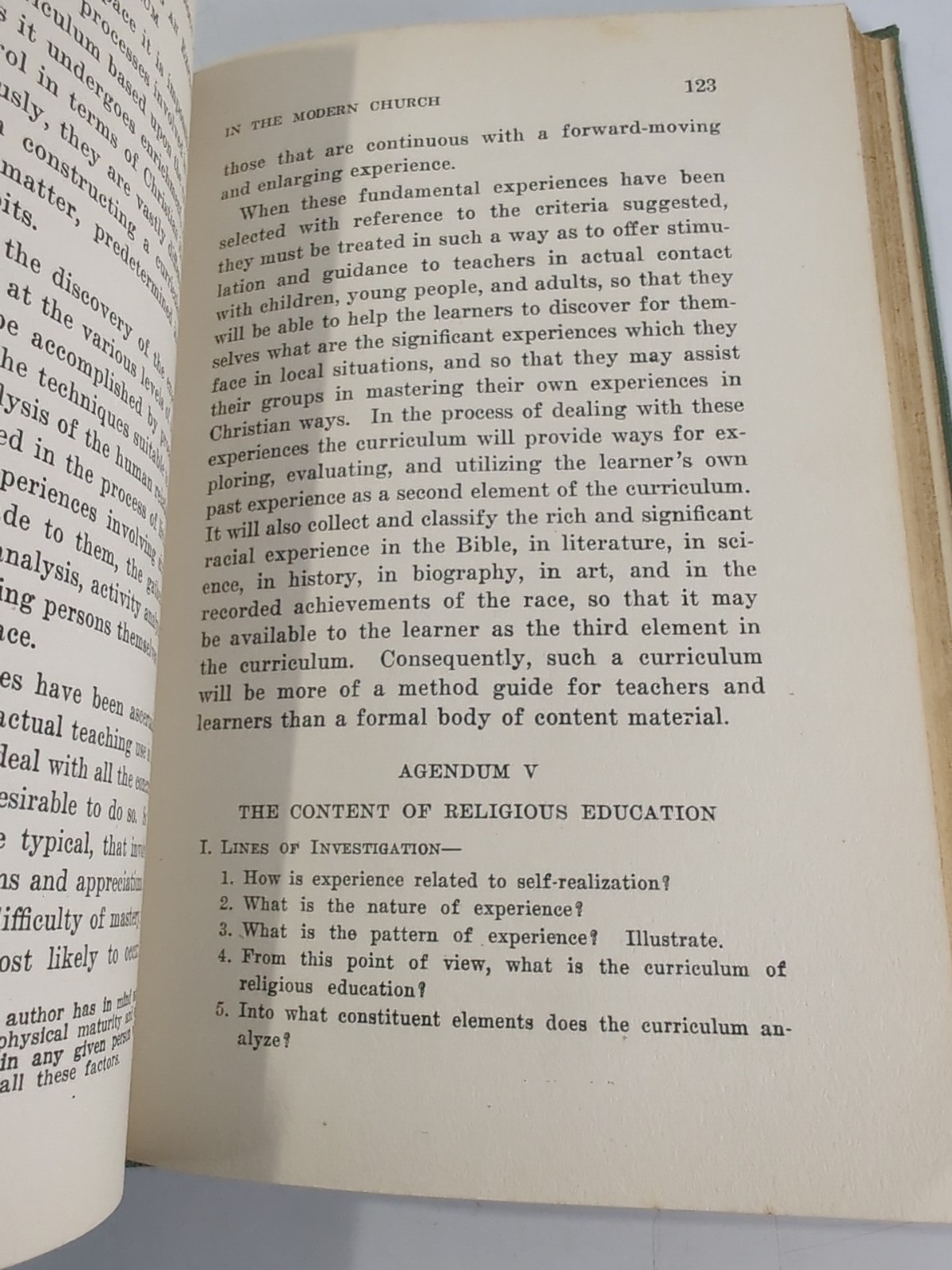 Religious Education in the Modern Church by William Clayton Bower Vintage 1929