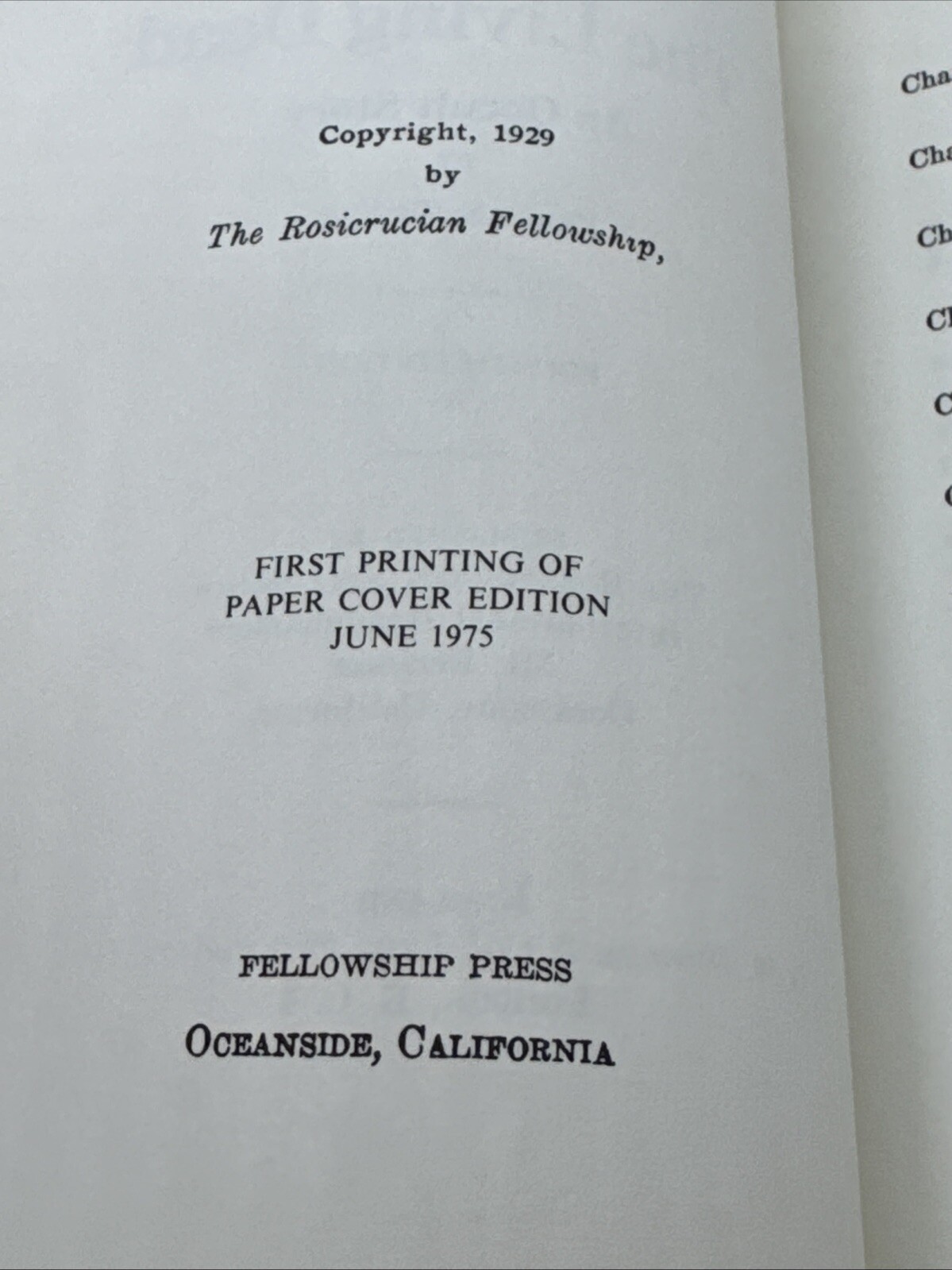 In The Land Of The Living Dead 1975 Rosicrucian Fellowship Occult 1st Paper ED.