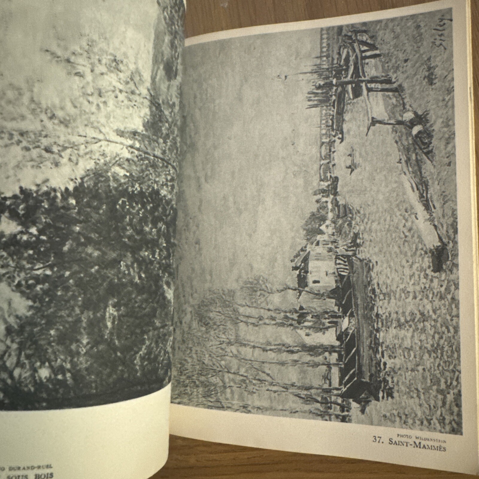 Vtg 1950’s Braun & Cie Collection des Maitres Art History Booklet Sisley Fr/Eng