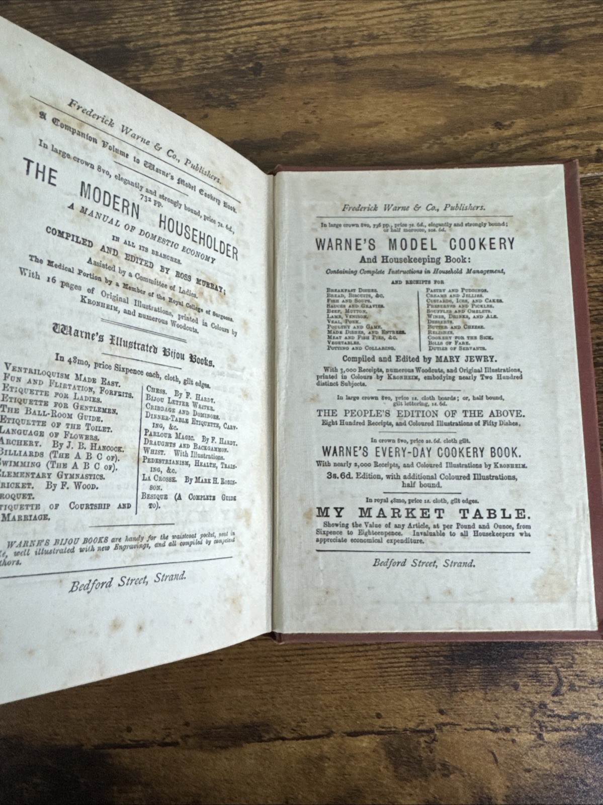 The Poetical Works of Thomas Hood – Frederick Warne & Co. 1880s Antique Book
