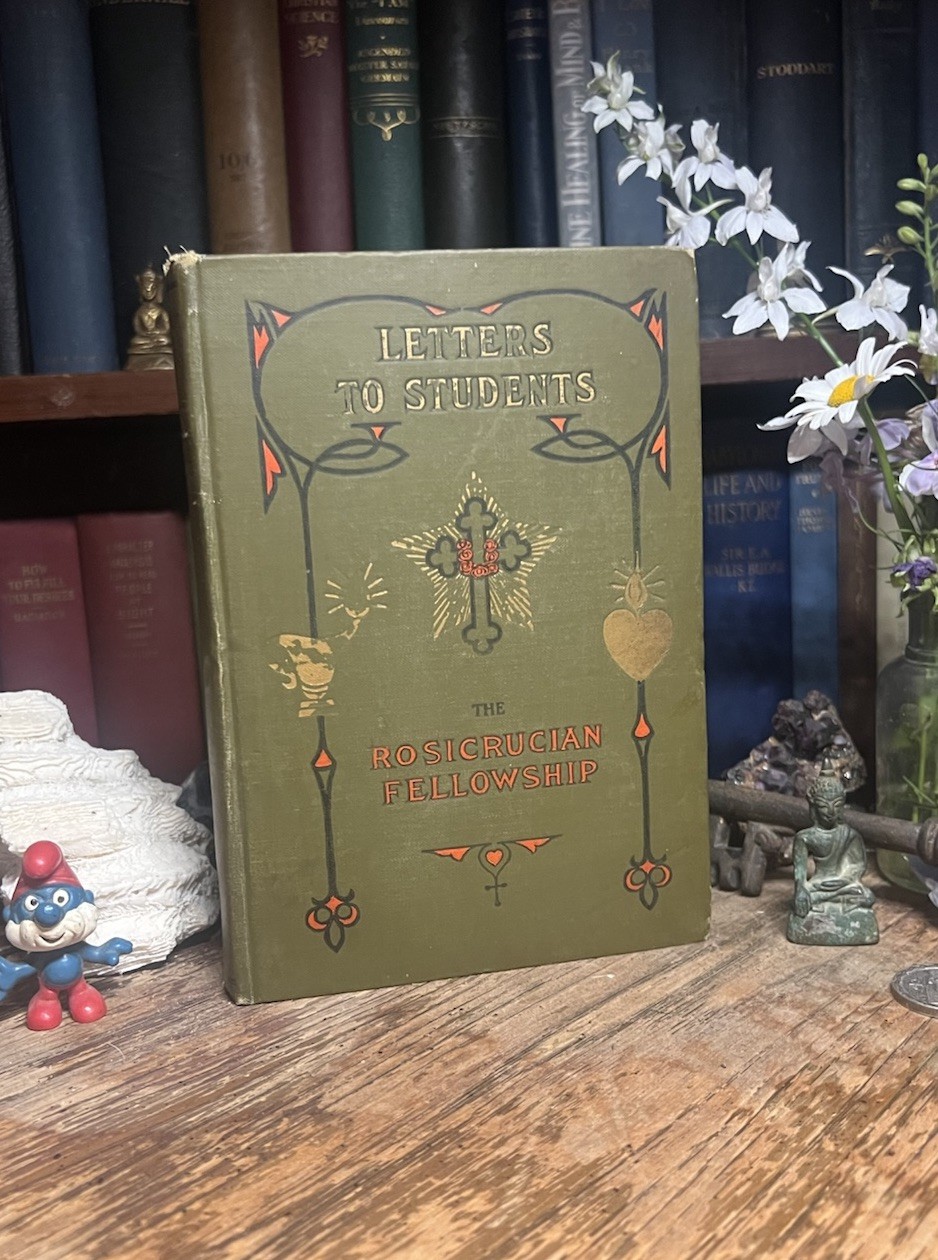 1925 1st Ed – Letters To Students -Max Heindel Rosicrucian Fellowship Assc Copy!