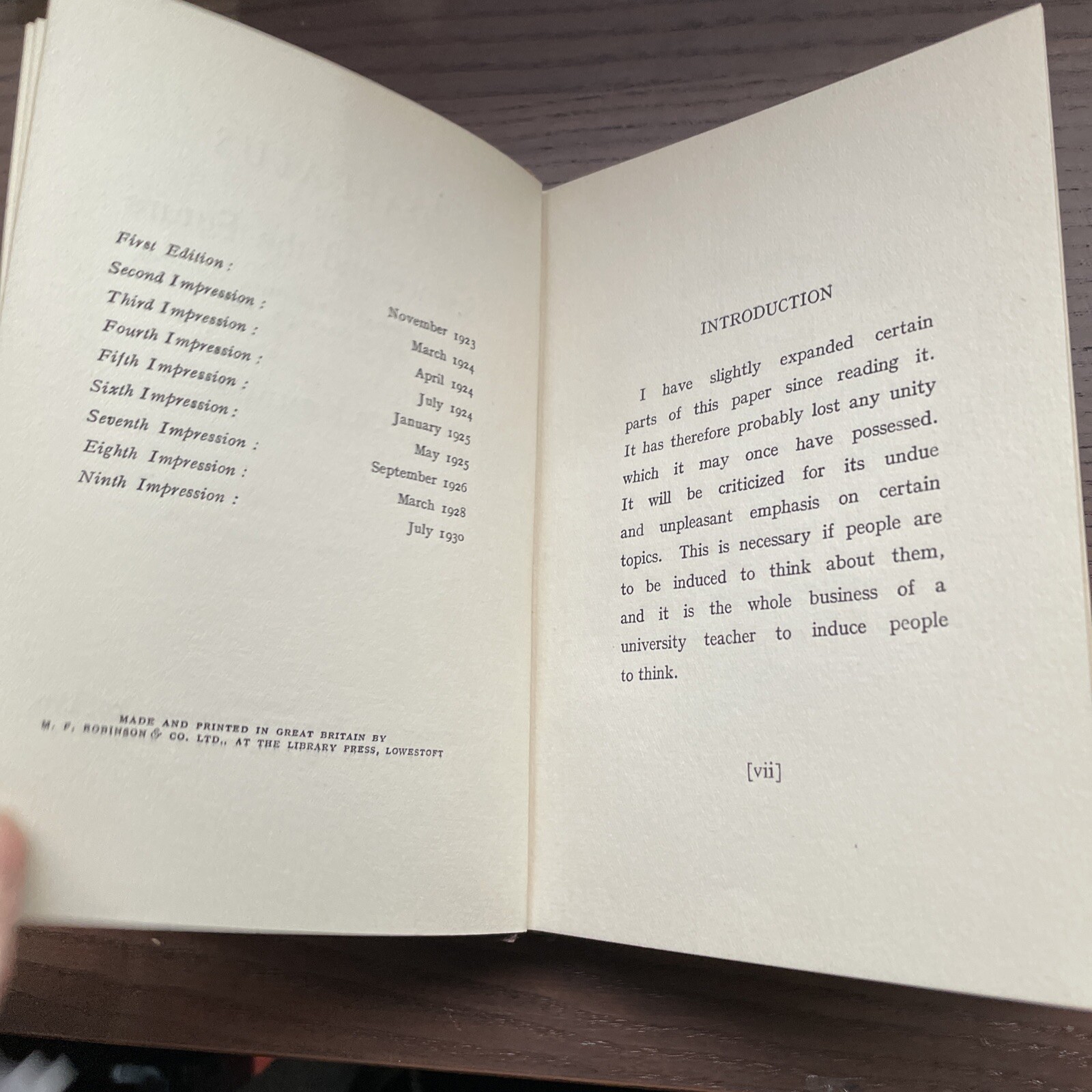 Daedalus Or Science & The Future – J. B. S. Haldane – 1930