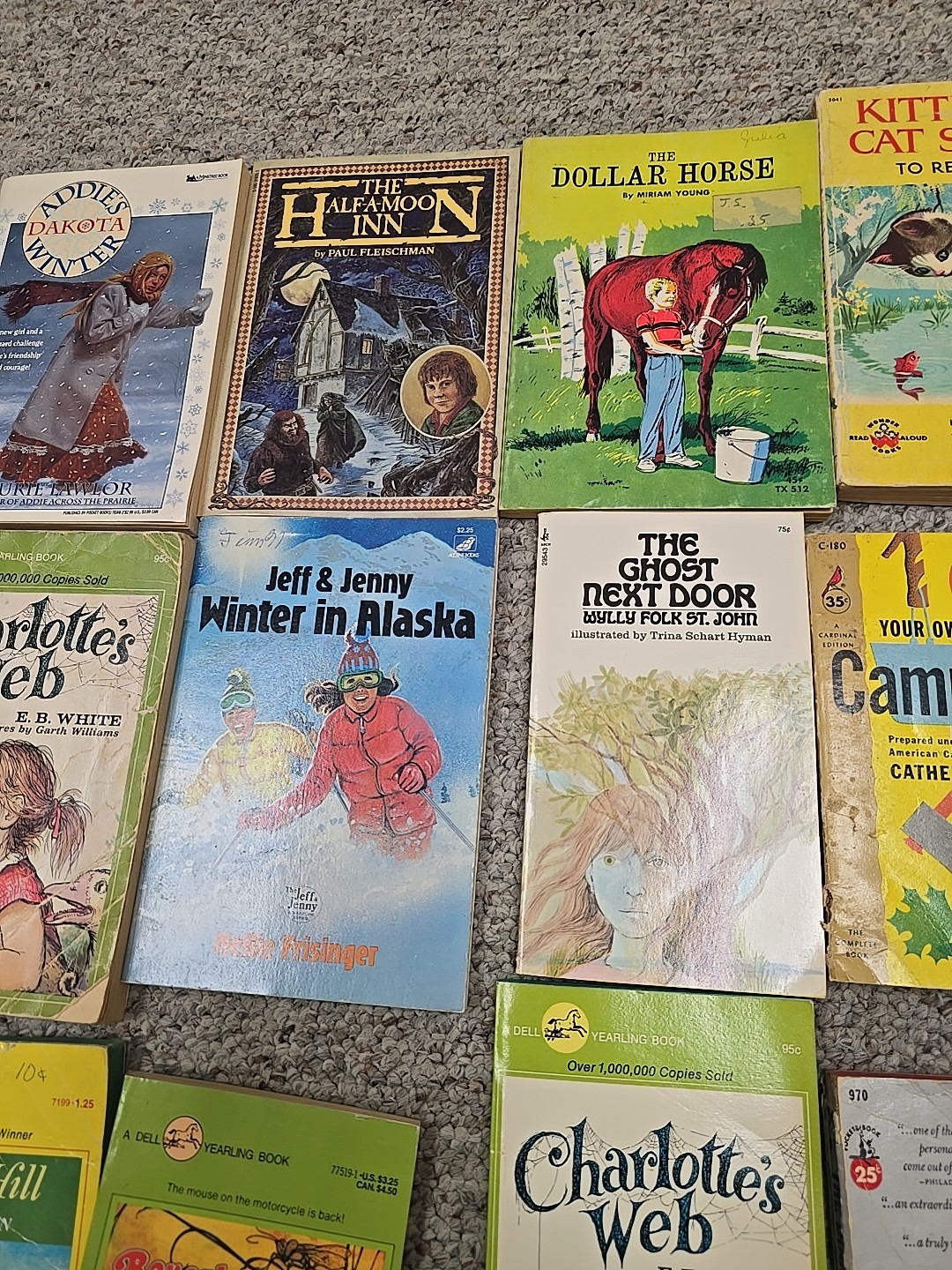 Lot of 19 Vintage Mixed Authors Horror Fiction Paperback Novel Children’s Books