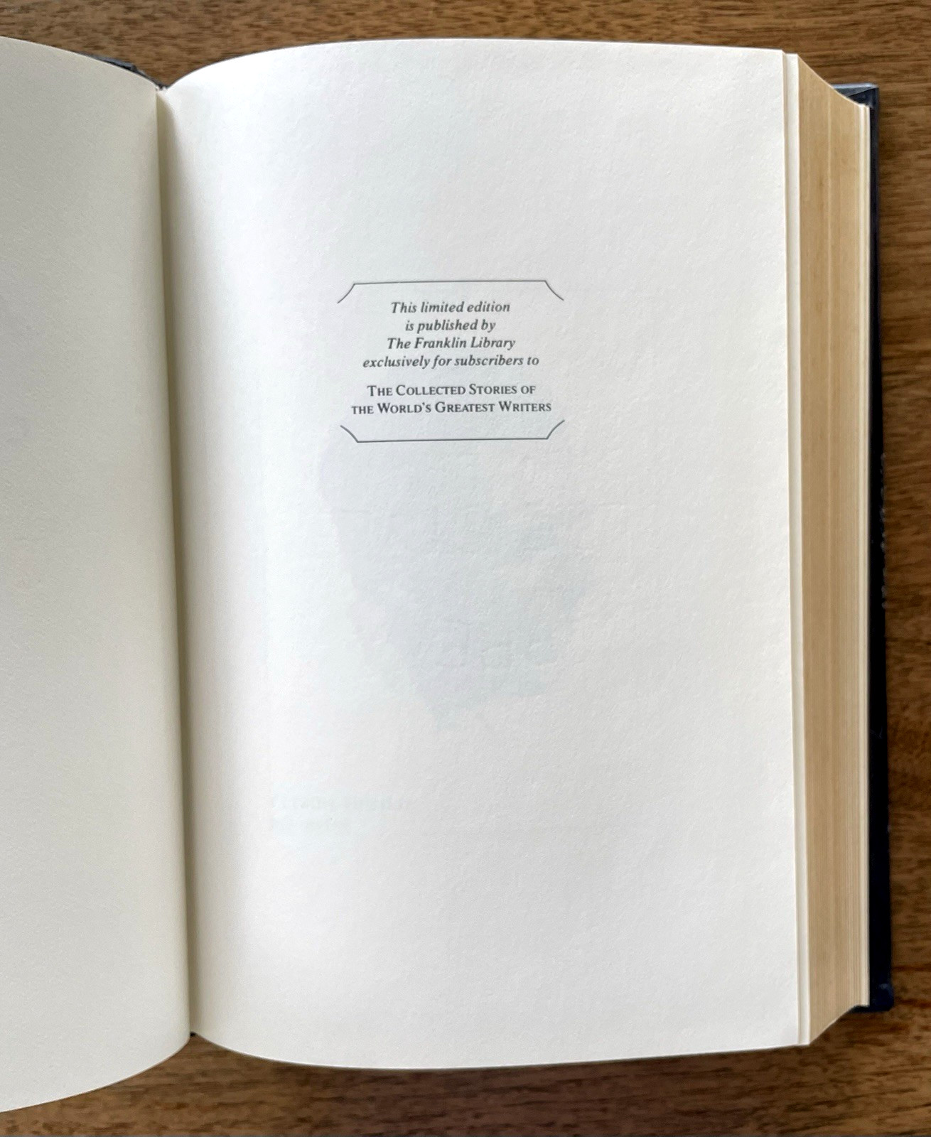 Aldous Huxley Collected Short Stories Franklin Library Limited Edition 1981