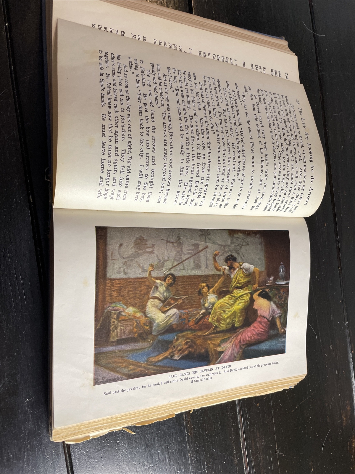 ANTIQUE 1932 New & Revised Ed Hurlburt’s Story of the Bible HB 270 Illustrations