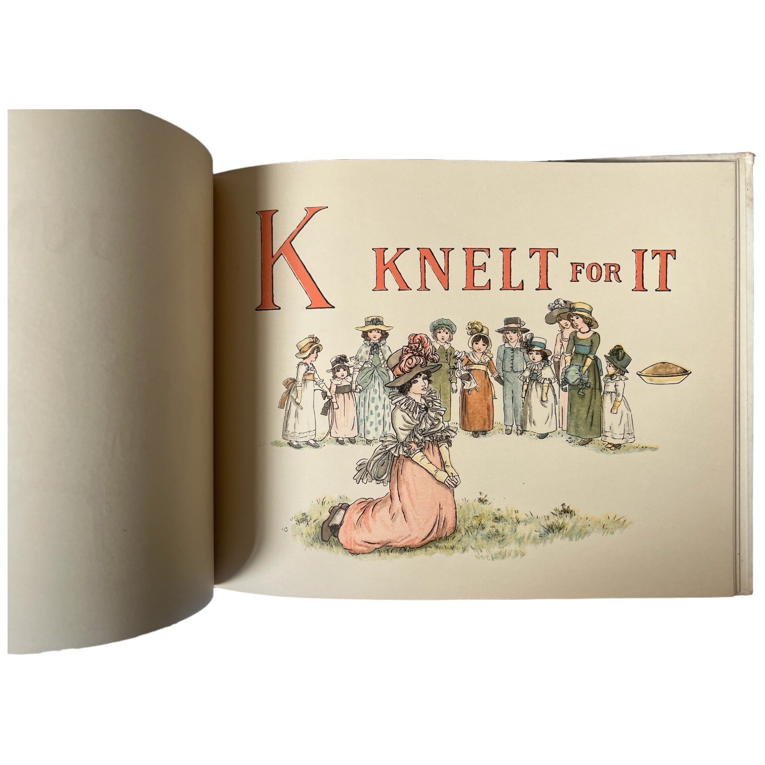 Vintage Kate Greenaway A Apple Pie Book Frederick Warne 8 x 10″ Great Britain