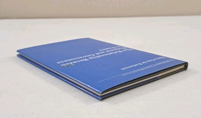 RARE 1983 HCDJ 1st Ed-The Relationship Between Business & Government In France