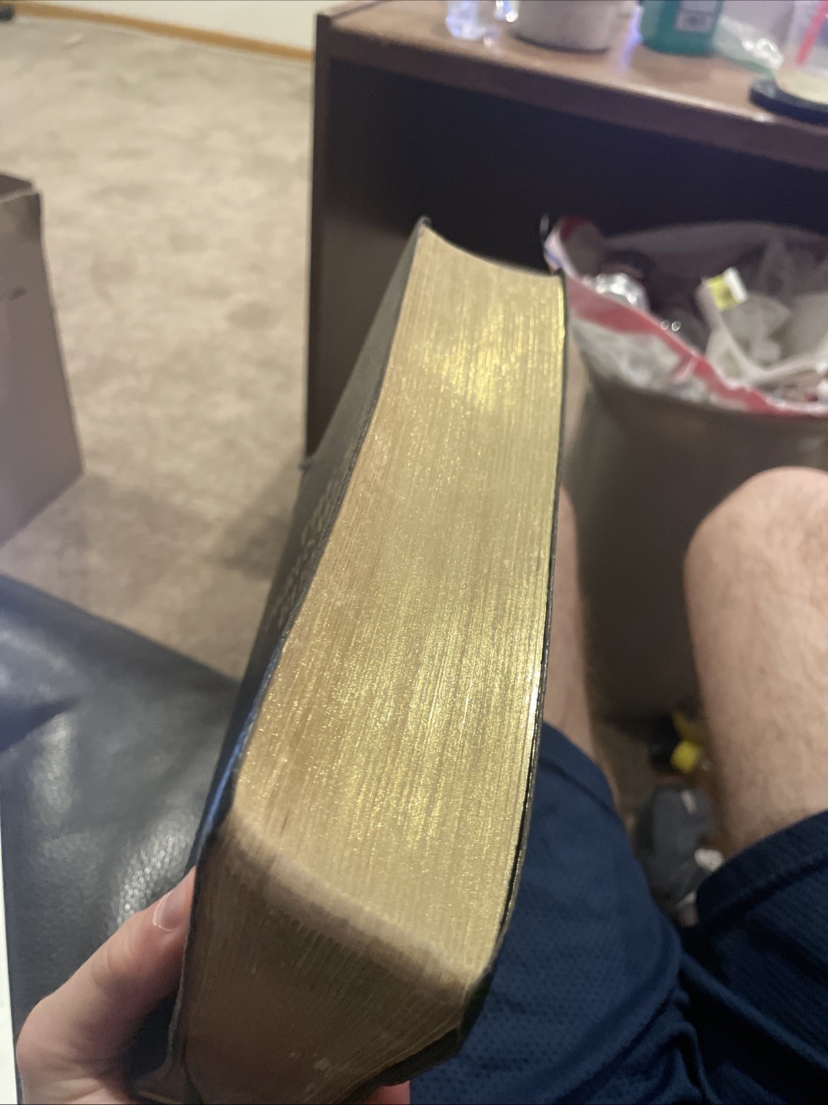 The Jerusalem Bible 1966 Doubleday Alexander Jones Black Softcover Faux Leather
