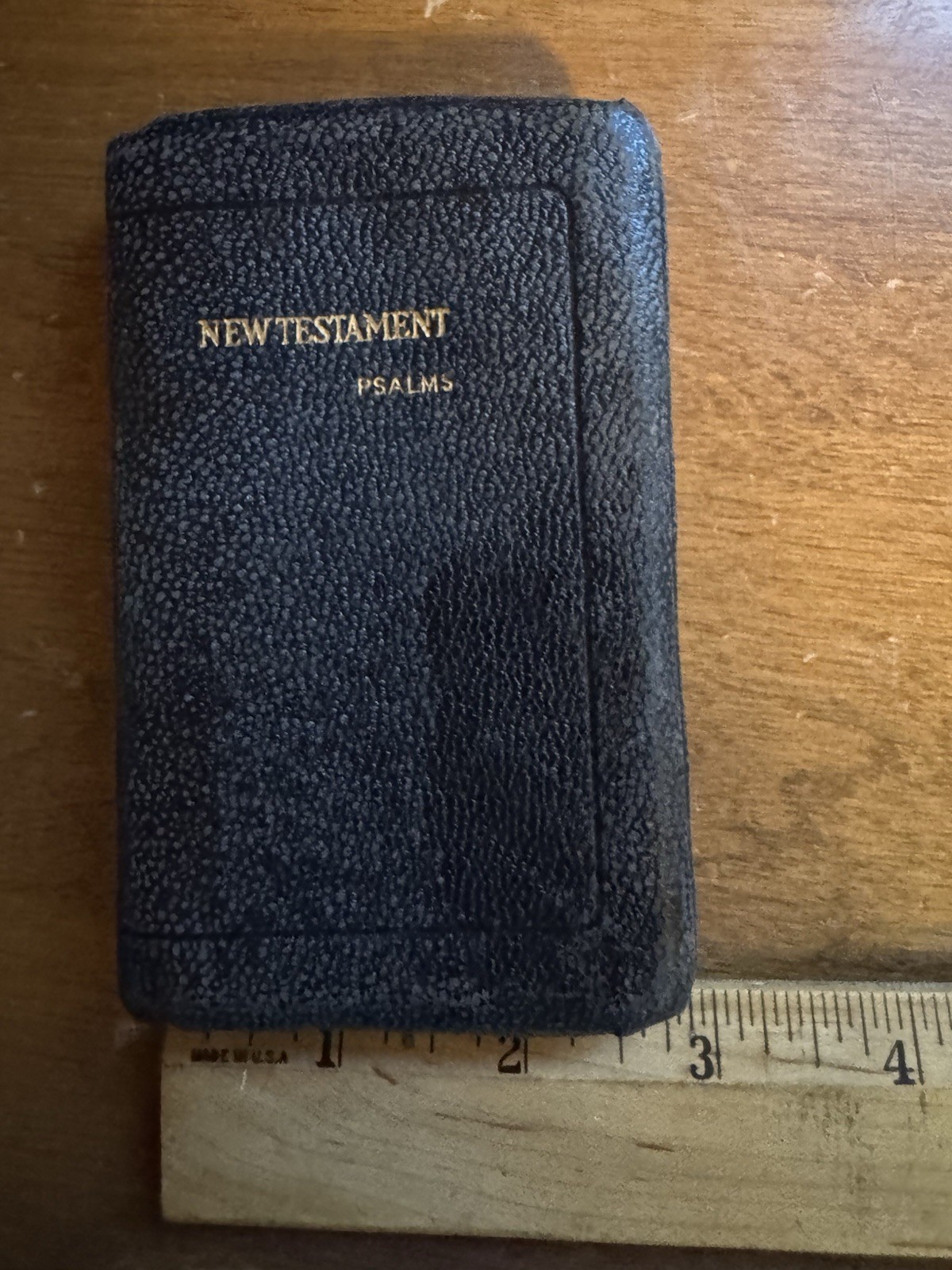 1943 Vintage The New Testament and Psalms Collectible Religious Book WWII Era