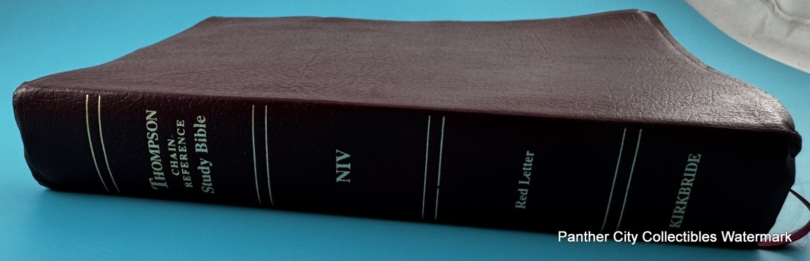 Bonded Leather Kirkbride Thompson Chain Reference Study Bible NIV Red Let