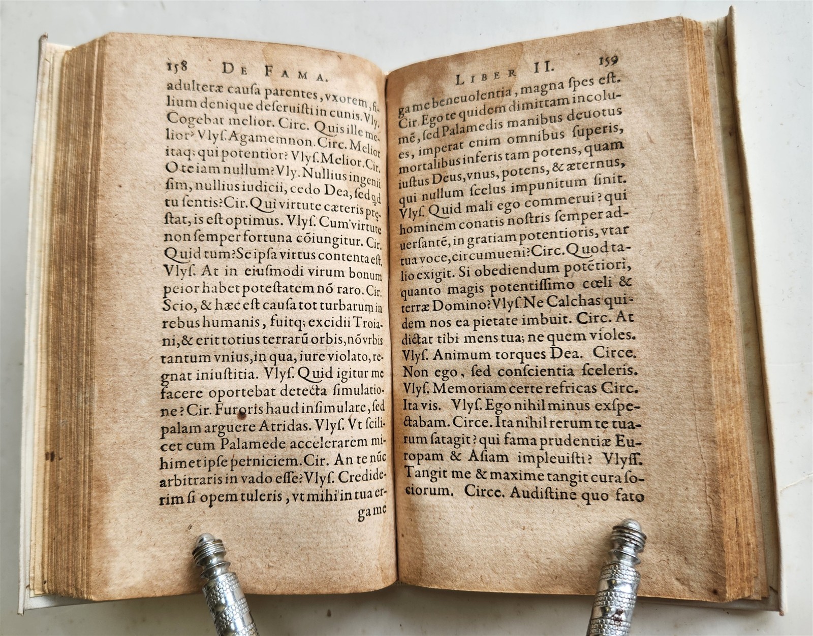 1595 DE FAMA by Jacobus TYPOTIUS antique HISTORY 16th CENTURY
