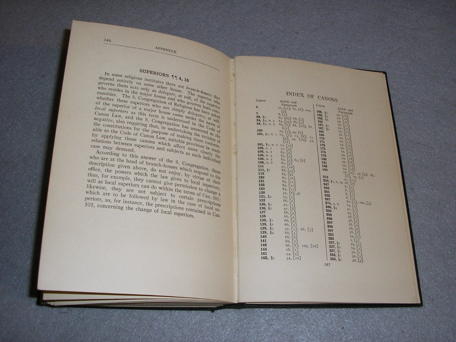 Antique Catholic Religion Book Religious In Church Canon Law Hector Papi 1924