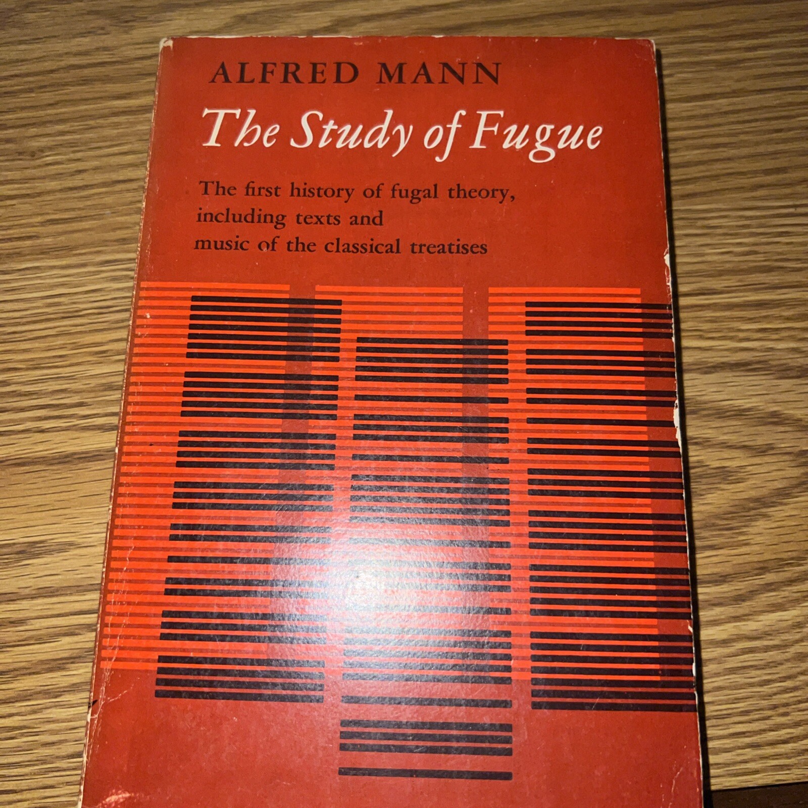 Alfred Mann Study of Fugue 1965 1st/1st W W Norton Paperback