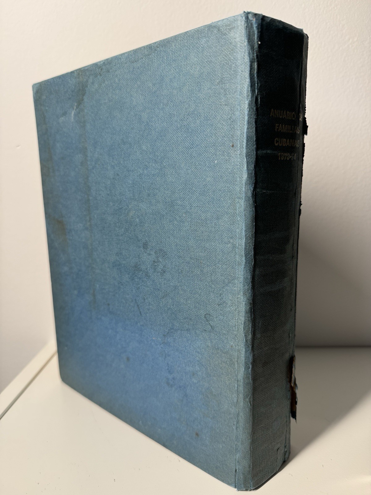 Vintage Cuban Families Annuary Book 1973-1974 Printed In Puerto Rico / Rare HTF