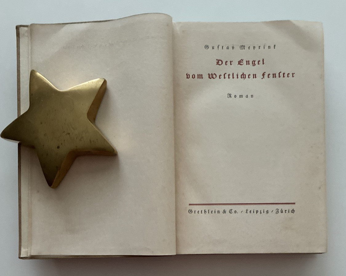 Gustav Meyrink Der Engel vom westlichen Fenster 1927 1st Edition German Occult