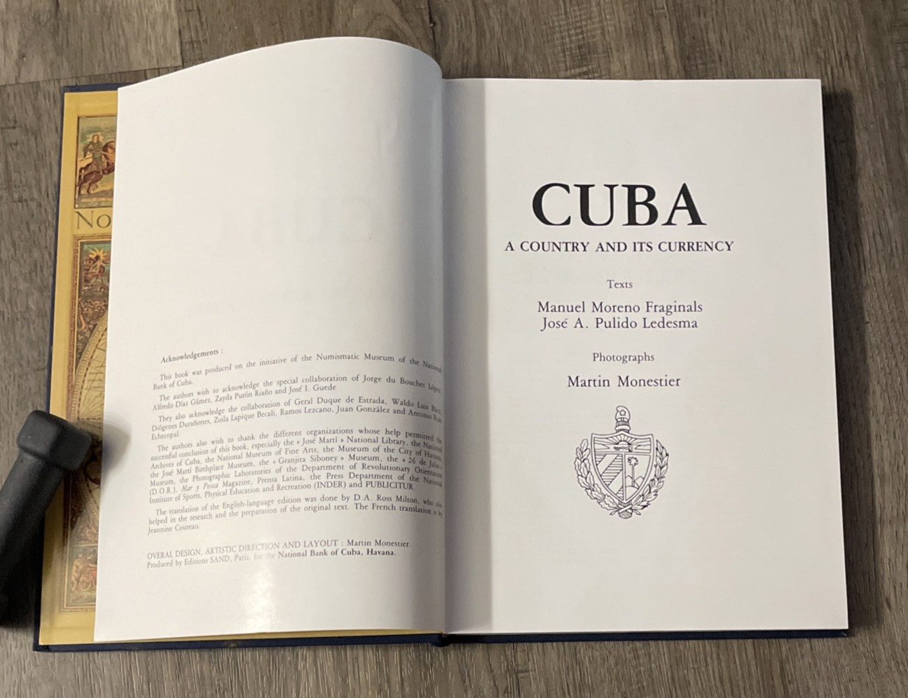 Cuba A Country And Its Currency Martin Monestier 1980 History Numismatics Book