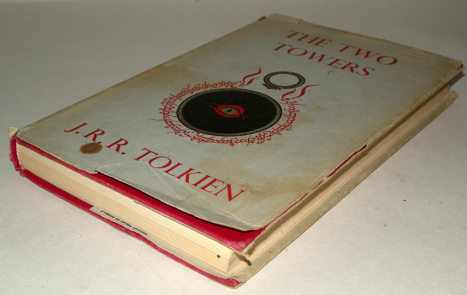 The Two Towers Tolkien 1957 1st Ed 5th Imp HB DJ Allen & Unwin