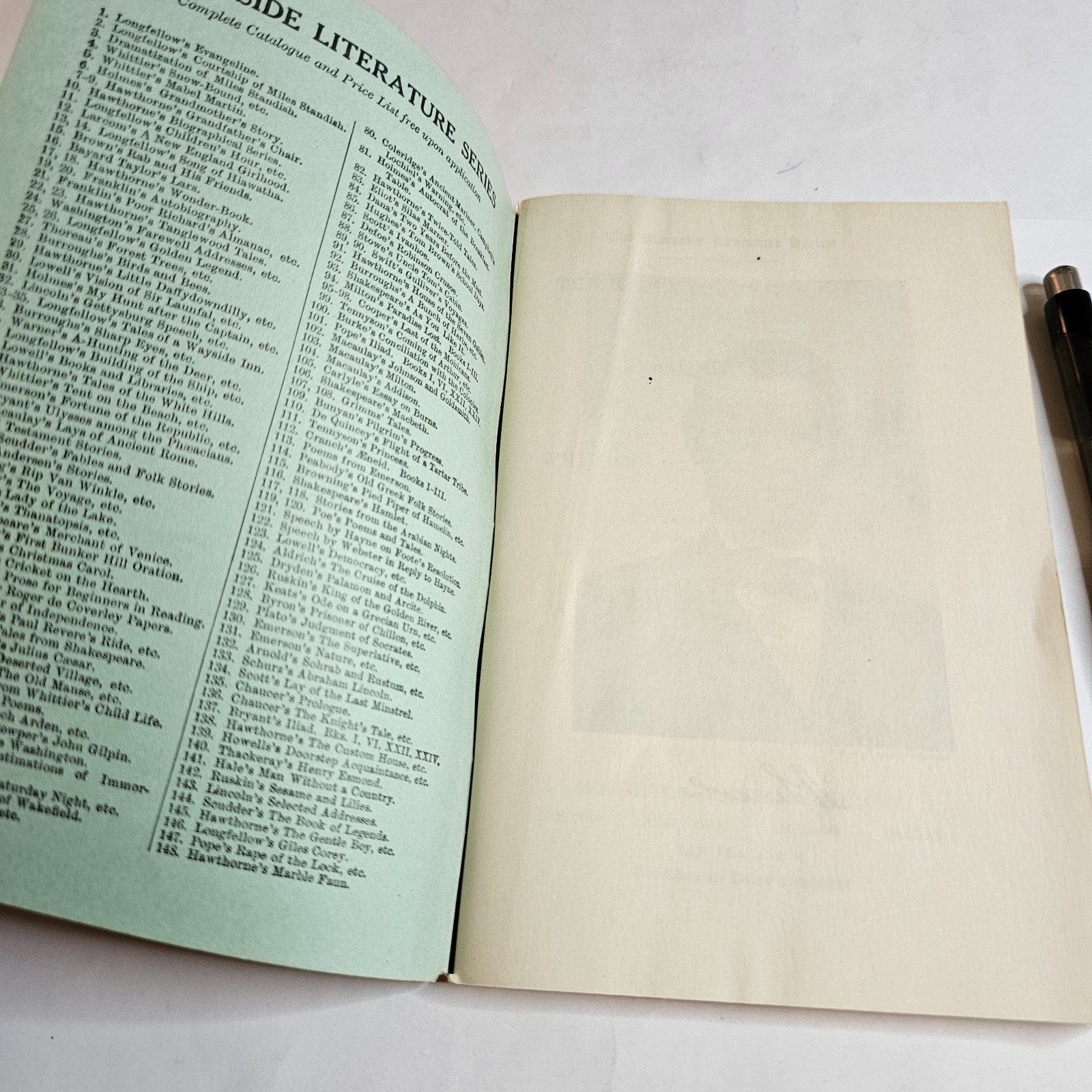 ABRAHAM LINCOLN THE GETTYSBURG SPEECH LOWELL’S ESSAY WHITMAN’S O CAPTAIN MY BOOK