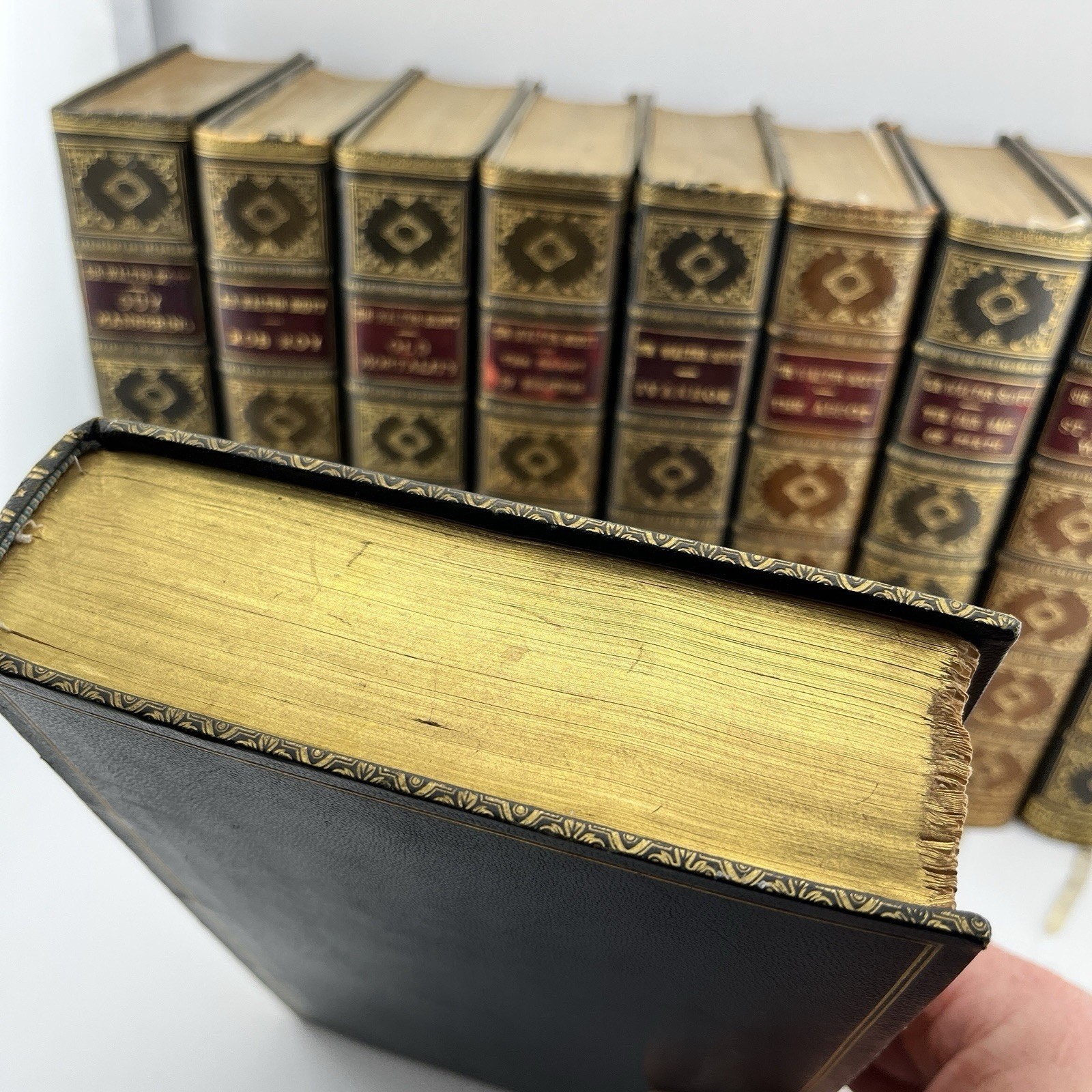 1892 Sir Walter Scott Waverly Novels Dryburgh Edition #38/300 Pub.Signed 10 Vol