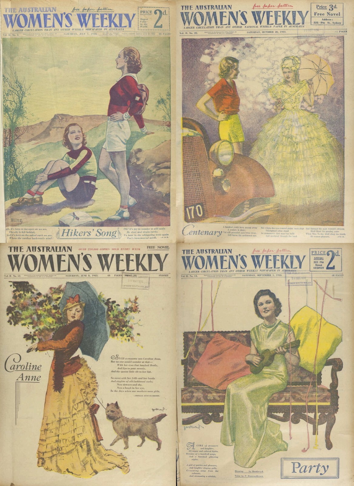 The Australian Women’s Weekly Magazine Vol.1 (1933-1935) – 130 Old Issues DVD