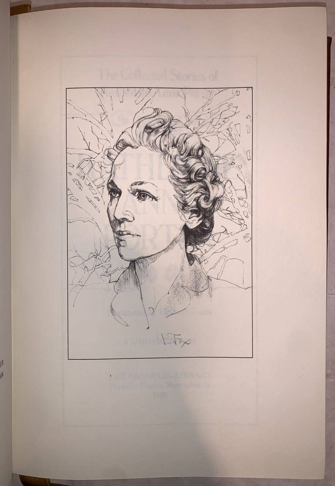 FRANKLIN LIBRARY, KATHERINE ANNE PORTER, STORIES, 1980, LIMITED ED, FULL LEATHER