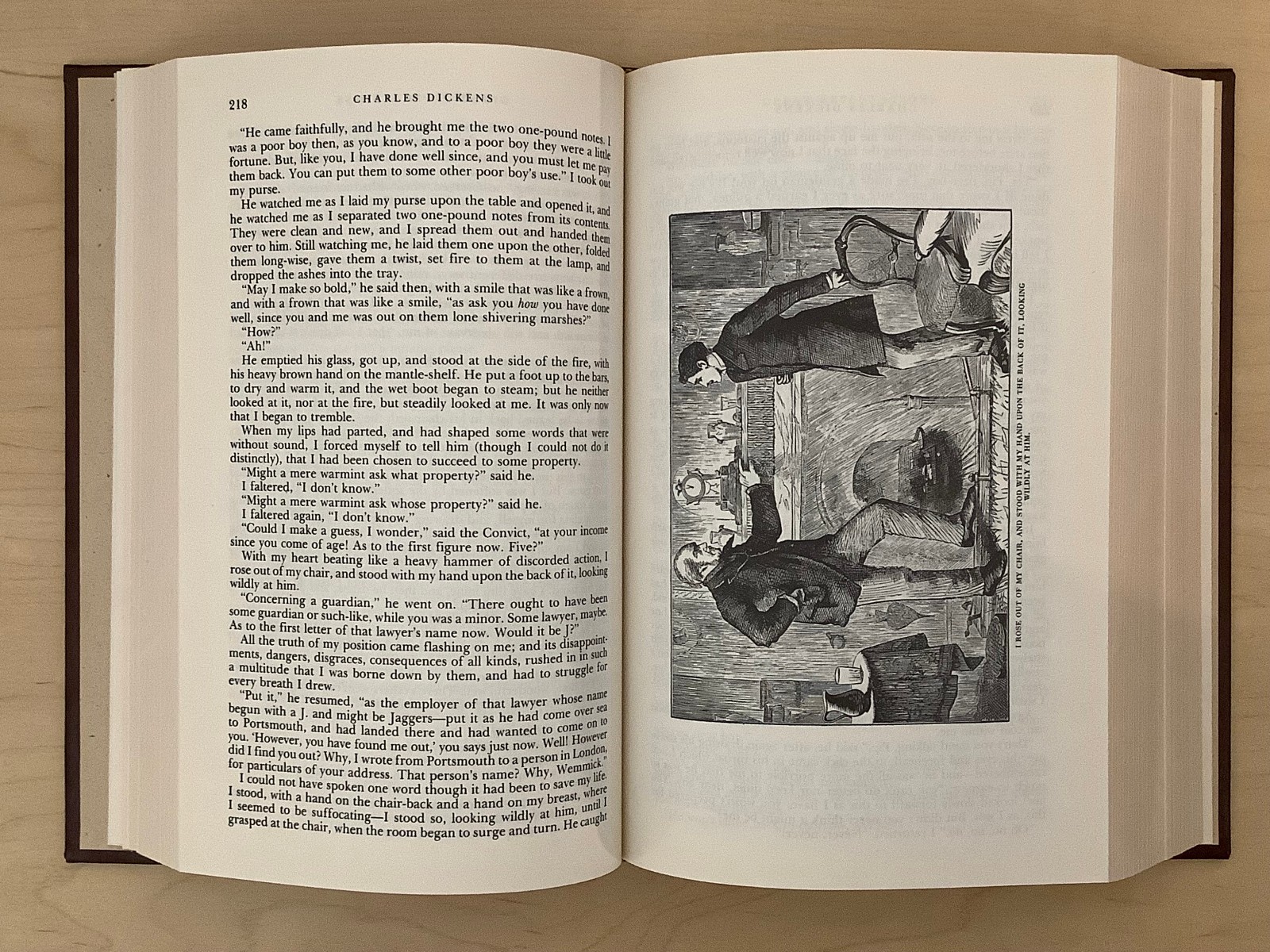 Charles Dickens – Four Novels Unabridged – leather , illustrated