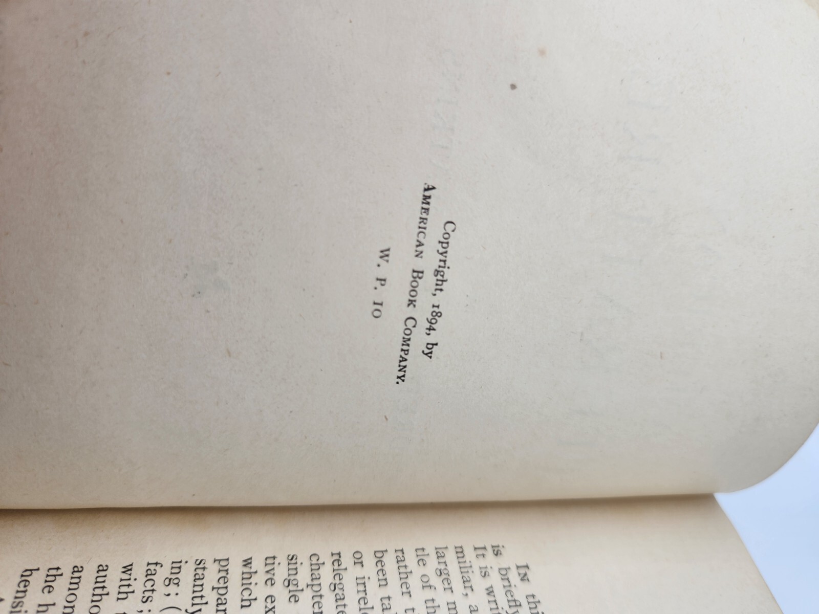 American Literature by Mildred Cabell Watkins 1894 1st Edition Book